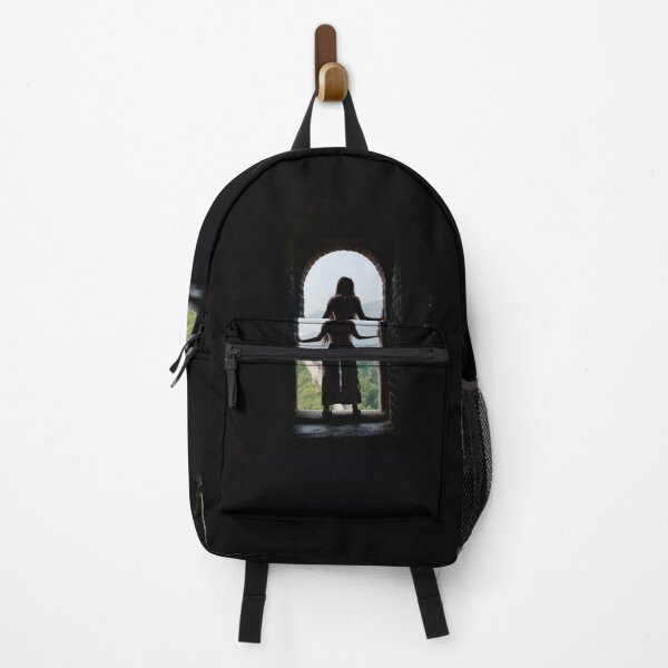 Item preview, Silhouette Of A Lady Looking At The Great Wall Of China designed and sold by thelemmingface.