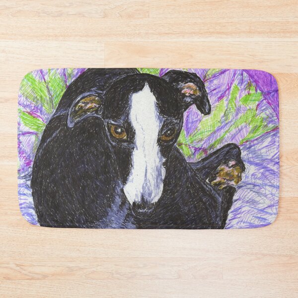 Item preview, Shadow the Whippet designed and sold by LymphomaLass.