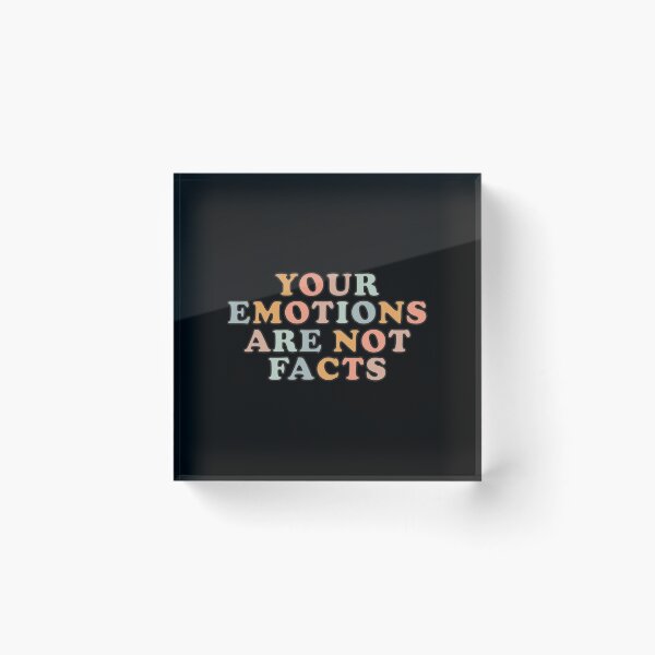 Item preview, Your Emotions Are Not Facts - Dbt Therapy Mental Health Quote Ocd  Awareness Bipolar Positivity Mindset Cute Positive Bpd Recovery Saying  designed and sold by TalentGenius.