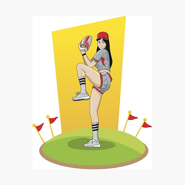 Item preview, Baseball pitcher on the mound. designed and sold by akiitzu-lm.
