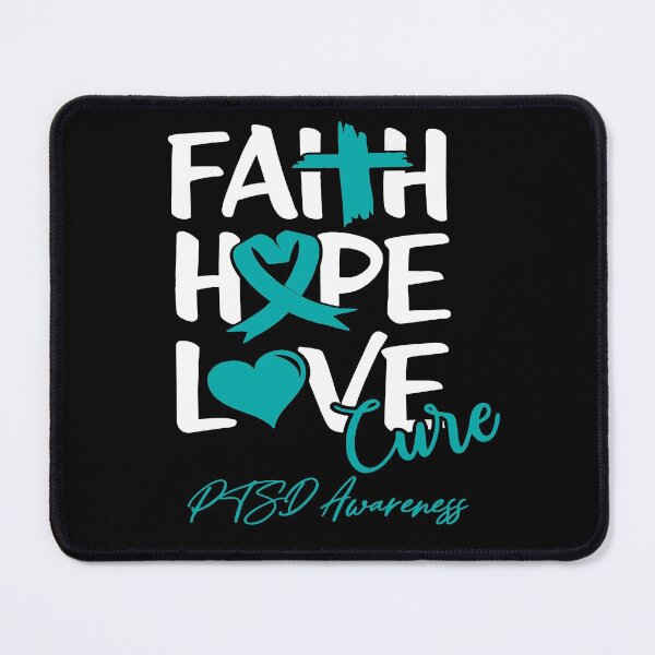 Item preview, Faith Hope Love Cure PTSD Awareness designed and sold by Grooffos.