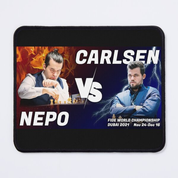 Item preview, Chess World Championship 2021 Dubai: Carlsen vs Nepo designed and sold by GambitChess.