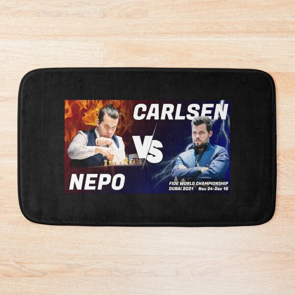 Item preview, Chess World Championship 2021 Dubai: Carlsen vs Nepo designed and sold by GambitChess.