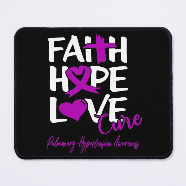 Item preview, Faith Hope Love Cure Pulmonary Hypertension Awareness designed and sold by Grooffos.