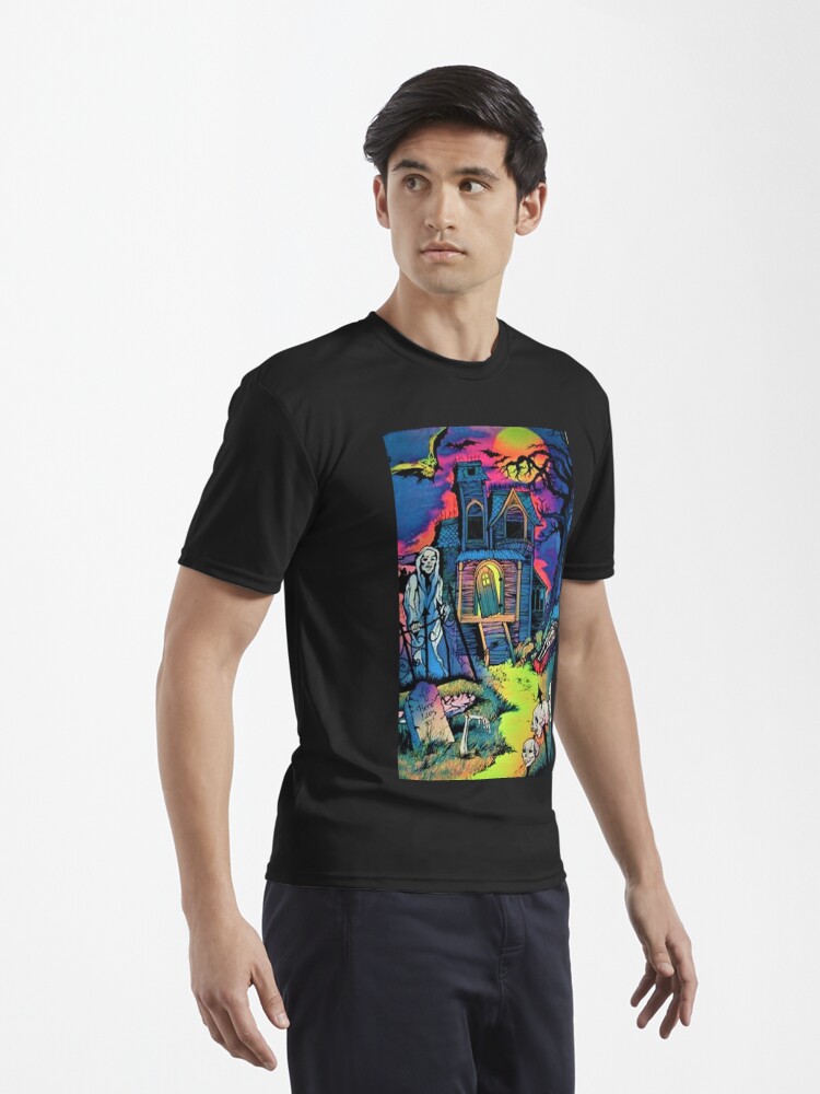 Discover Neon Haunted House | Active T-Shirt 