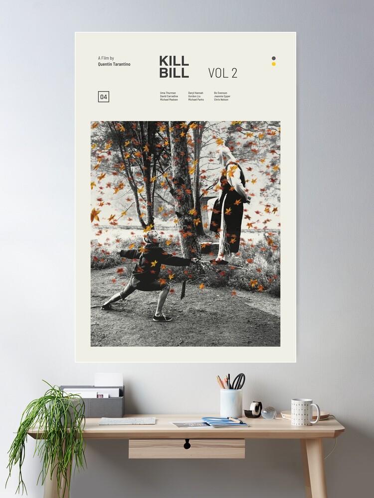 着払限定★値下☆断捨離☆両面ポスター☆KILL BILL Vol.2☆ジャンク品 Kill Bill Vol. 2