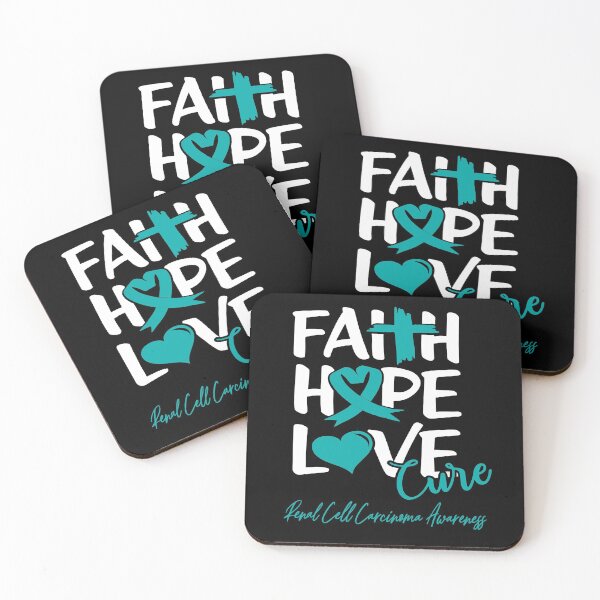 Item preview, Faith Hope Love Cure Renal Cell Carcinoma Awareness designed and sold by Grooffos.
