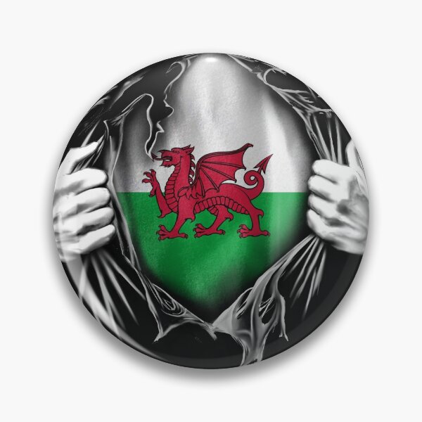 Item preview, Wales flag super hero designed and sold by Just Be Different.