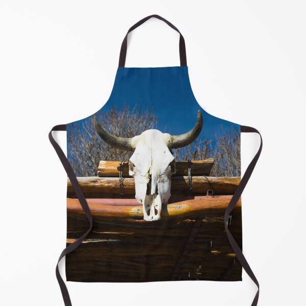 Item preview, Steer skull outside the regionally famous Cattleman's Steakhouse, which is located on old, isolated ranch several miles north of the little town of Fabens, Texas designed and sold by OrcaNature.
