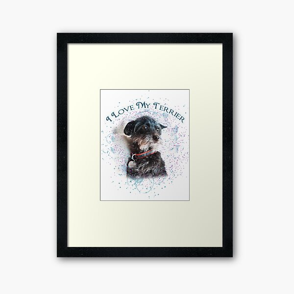 Artikel-Vorschau von Ich liebe meinen Terrier, designt und verkauft von karenart4ever.