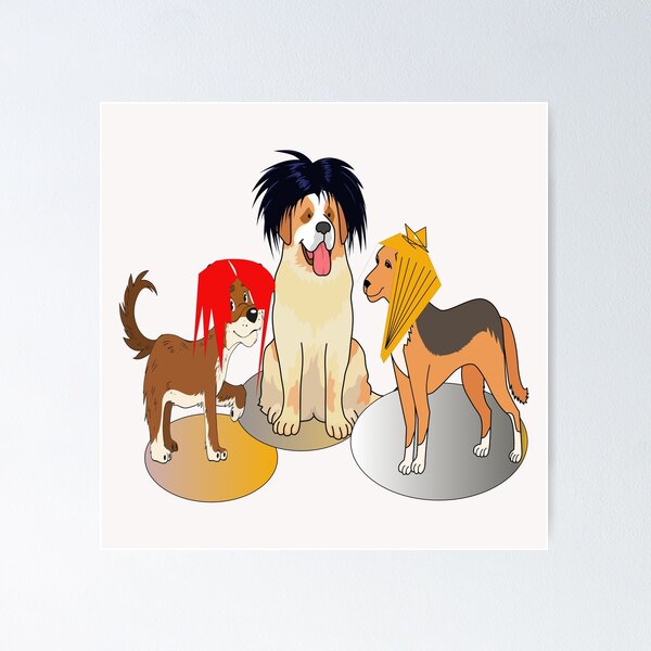 Item preview, Dog in Wigs designed and sold by alayal57.