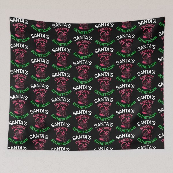 Item preview, SANTA'S FAVORITE ESTHETICIAN ESSENTIAL T-SHIRT designed and sold by BestCoolStuff.