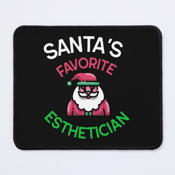 Item preview, SANTA'S FAVORITE ESTHETICIAN ESSENTIAL T-SHIRT designed and sold by BestCoolStuff.