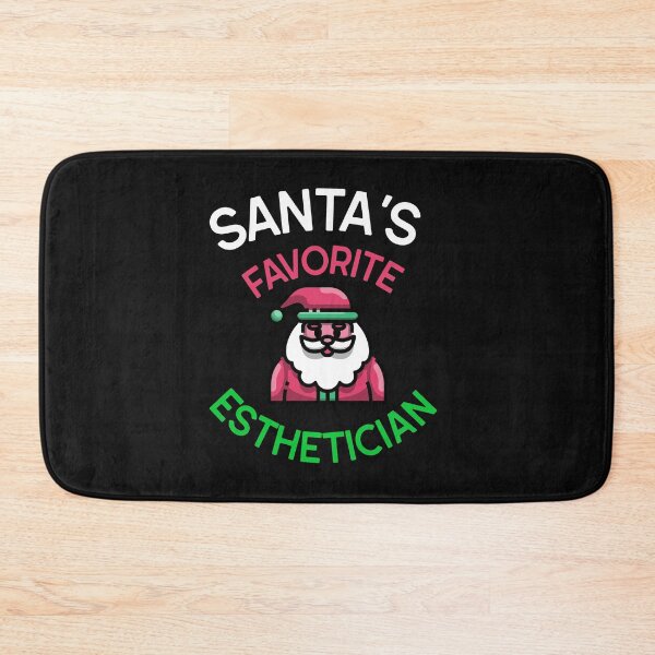 Item preview, SANTA'S FAVORITE ESTHETICIAN ESSENTIAL T-SHIRT designed and sold by BestCoolStuff.