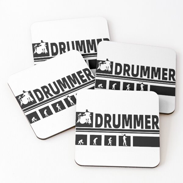 Item preview, Evolution Of A Drummer Drummer music Idea Gift Premium Apparel Funny Holiday Xmas designed and sold by DesignByHeartUK.