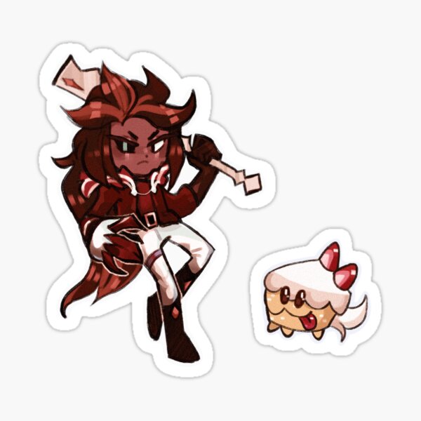 Red Velvet And Chiffon Sticker For Sale By Shadowaphelion Redbubble 9616