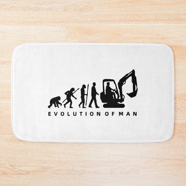 Item preview, Evolution of Excavator Love Lifting Excavator Craze Gift Premium Apparel Funny Holiday Xmas designed and sold by DesignByHeartUK.