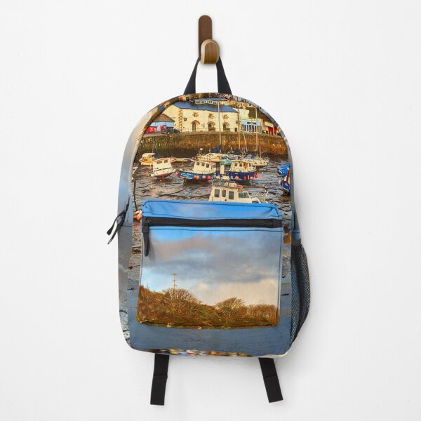 Item preview, Boats in Porthleven harbour at sunrise designed and sold by VnGphoto.