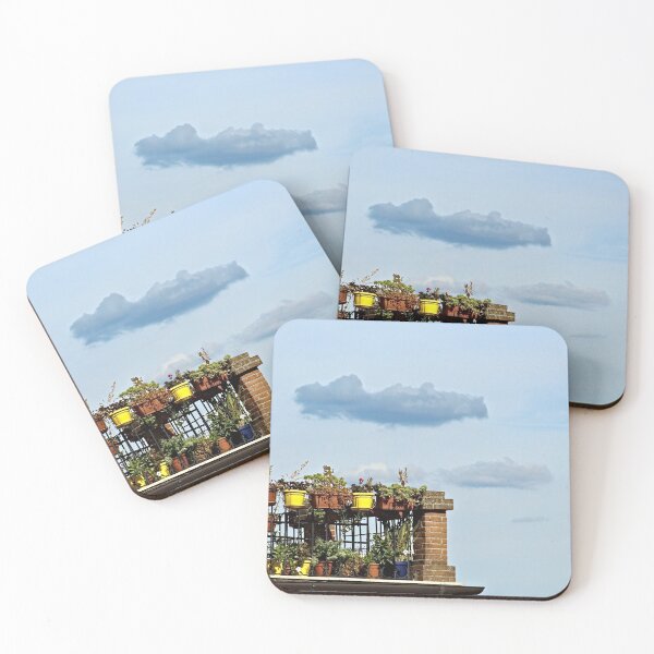 Item preview, Balcony Garden Sky Clouds designed and sold by Anna Lemos.