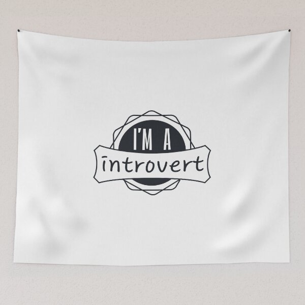 Item preview, im a introvert designed and sold by KHAFiT.