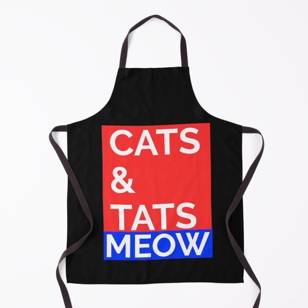 Item preview, CATS AND TATS "MEOW" ESSENTIAL T-SHIRT designed and sold by BestCoolStuff.