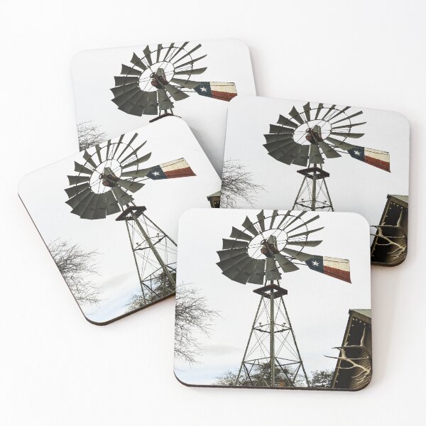 Item preview, Even windmills get a touch of Texas in little Bandera, the "Cowboy Capital of Texas," west of San Antonio designed and sold by OrcaNature.
