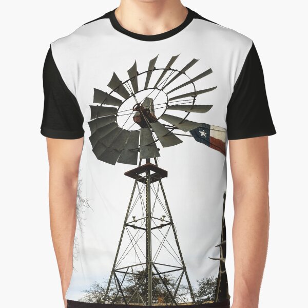 Item preview, Even windmills get a touch of Texas in little Bandera, the "Cowboy Capital of Texas," west of San Antonio designed and sold by OrcaNature.