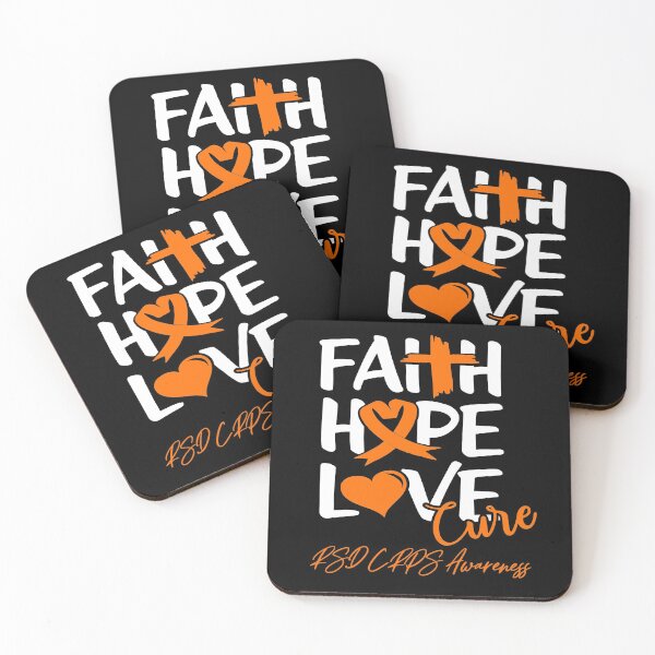 Item preview, Faith Hope Love Cure RSD CRPS Awareness designed and sold by Grooffos.