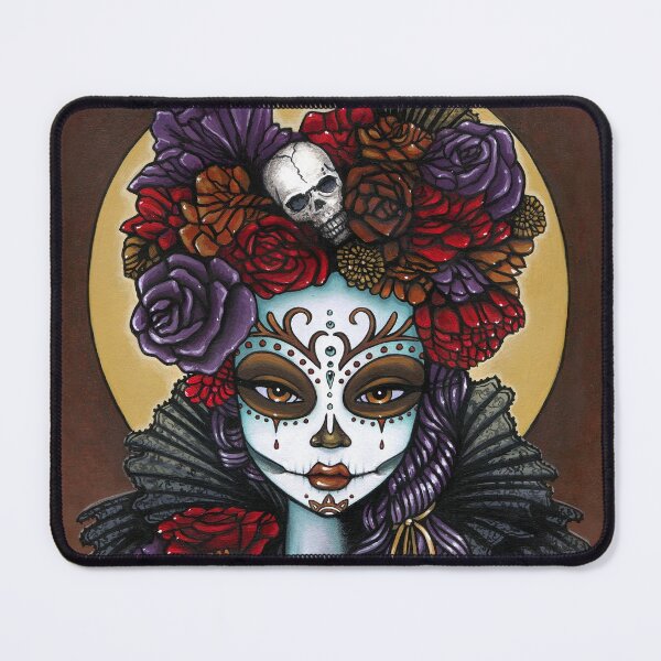 Item preview, Dalia Dia De Muertos Sugar Skull Calaca designed and sold by Myka Jelina.