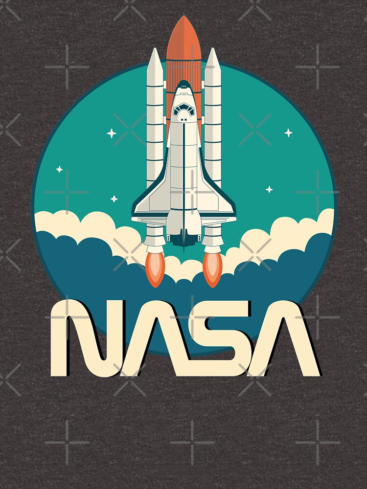 Thumbnail 7 of 7, Essential T-Shirt, NASA Space Shuttle designed and sold by JohnPeace.