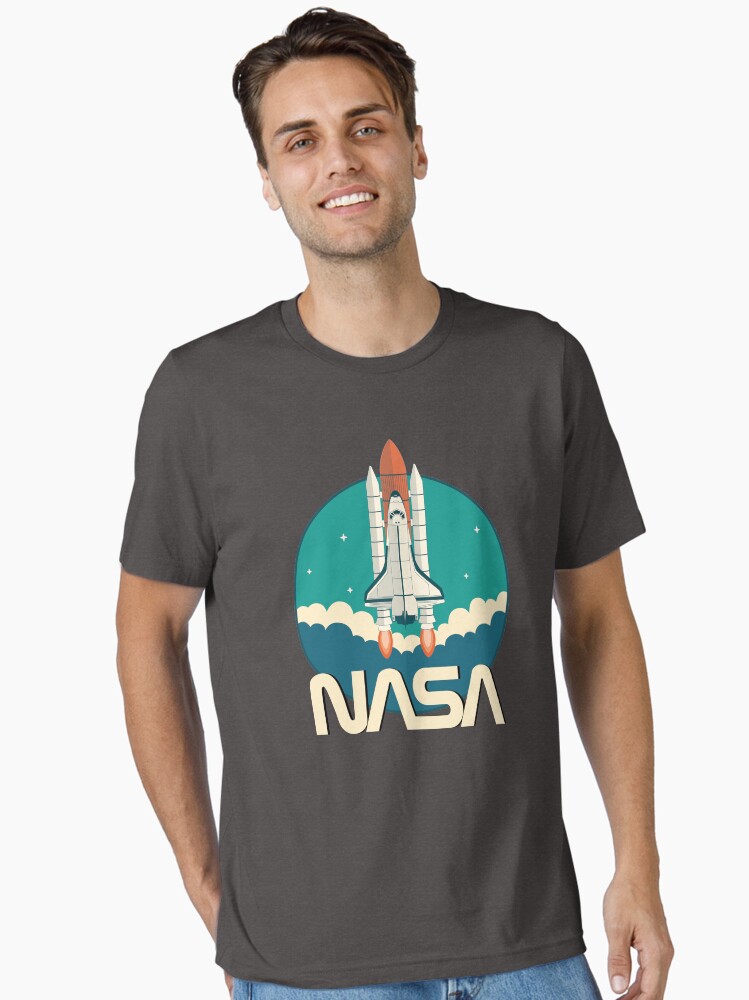 Thumbnail 1 of 7, Essential T-Shirt, NASA Space Shuttle designed and sold by JohnPeace.