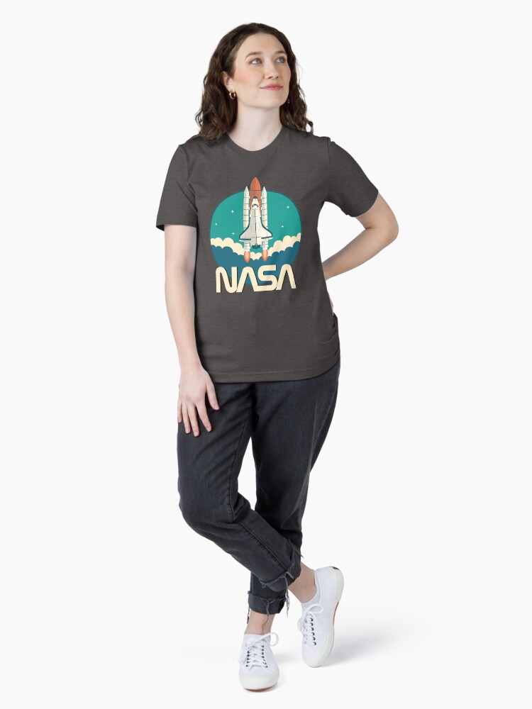 Thumbnail 4 of 7, Essential T-Shirt, NASA Space Shuttle designed and sold by JohnPeace.