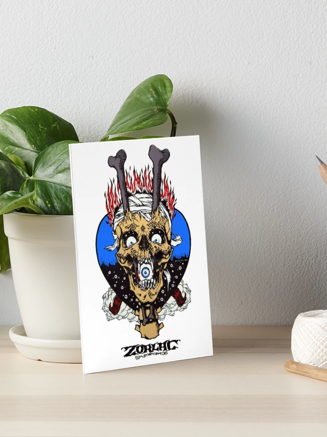 Pushead Zorlac Chopstix Skull