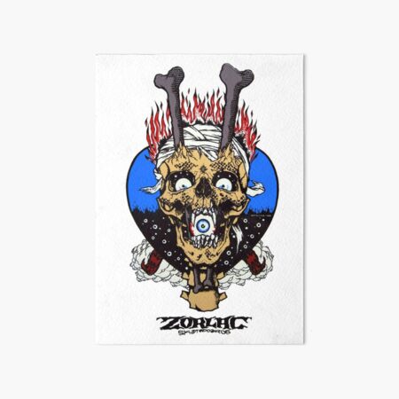 Pushead Zorlac Chopstix Skull