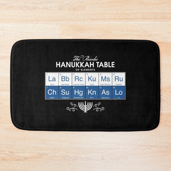 Item preview, Hanukkah Periodic Table of Elements designed and sold by twHistory.