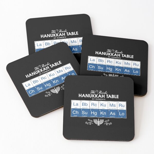 Item preview, Hanukkah Periodic Table of Elements designed and sold by twHistory.