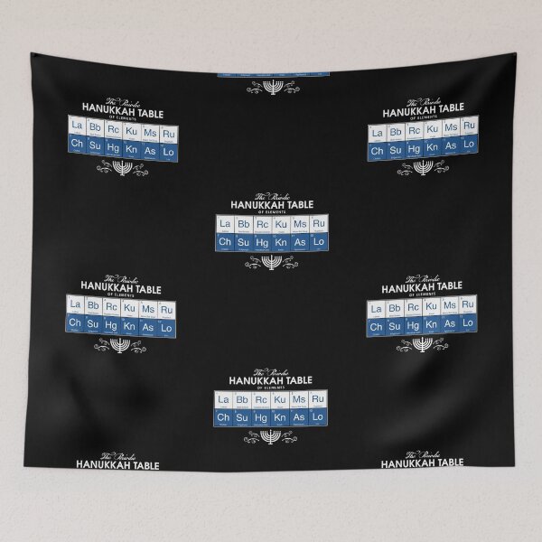 Item preview, Hanukkah Periodic Table of Elements designed and sold by twHistory.