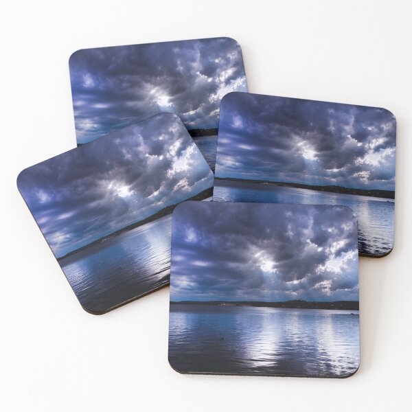 Item preview, Interesting clouds over Inks Lake, an inlet of the Colorado River in Burnet County, Texas designed and sold by OrcaNature.