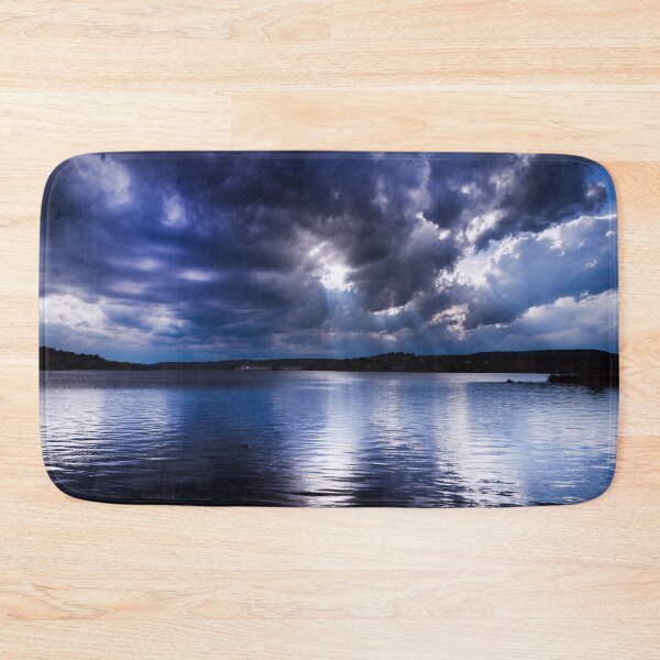 Item preview, Interesting clouds over Inks Lake, an inlet of the Colorado River in Burnet County, Texas designed and sold by OrcaNature.