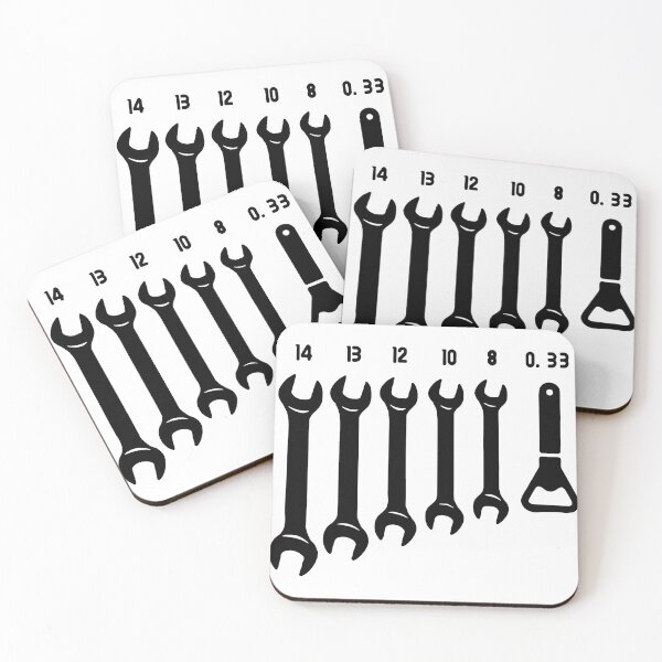 Item preview, Funny Spanner Open end wrench beer opener 0.33 Gift Premium Apparel Funny Holiday Xmas designed and sold by DesignByHeartUK.