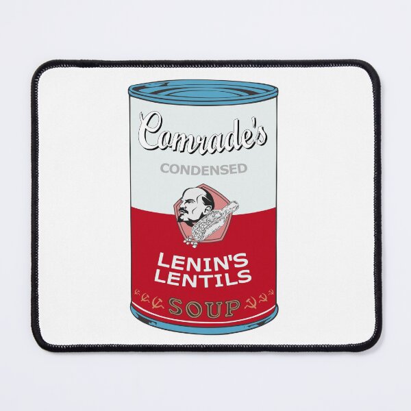 Item preview, Soviet Andy Warhol soups - Comrade Pop Art - Lenins Lentils designed and sold by Groenendijk.