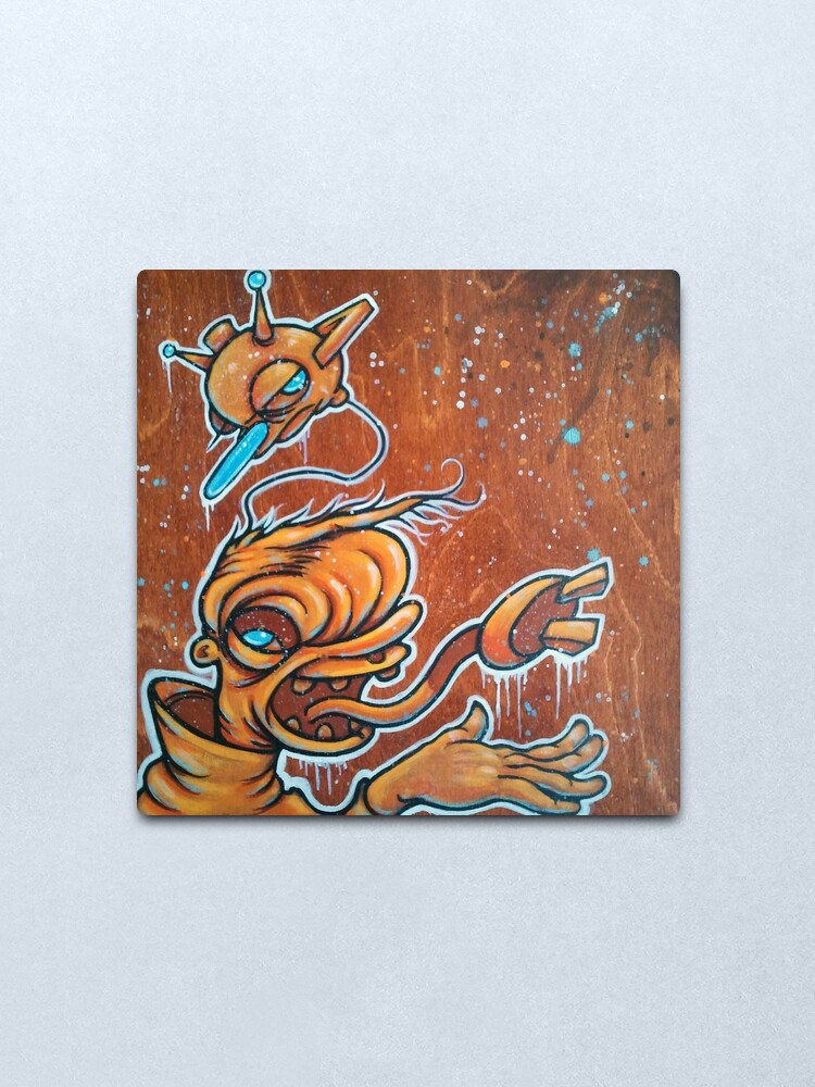 Alternate view of Static Age Metal Print