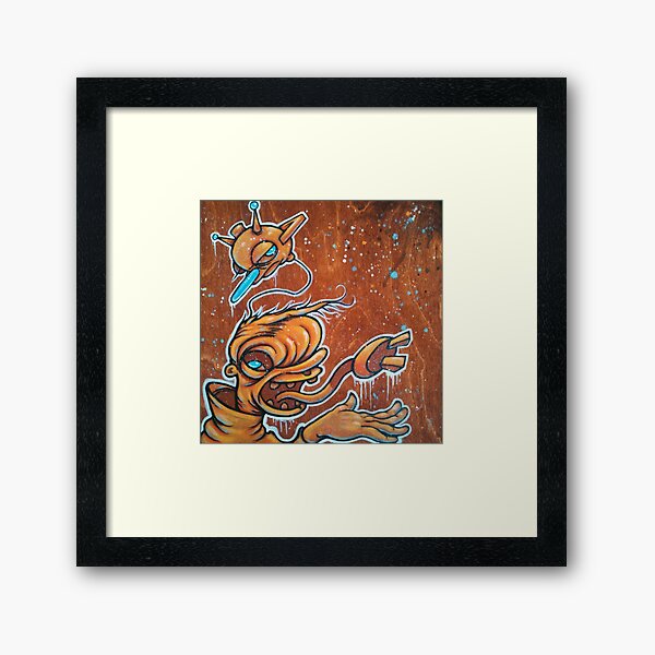 Static Age Framed Art Print