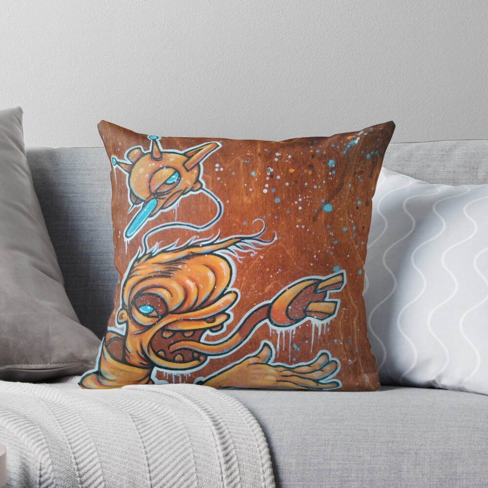Item preview, Throw Pillow designed and sold by mistertengu74.