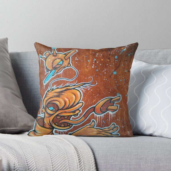 Static Age Throw Pillow