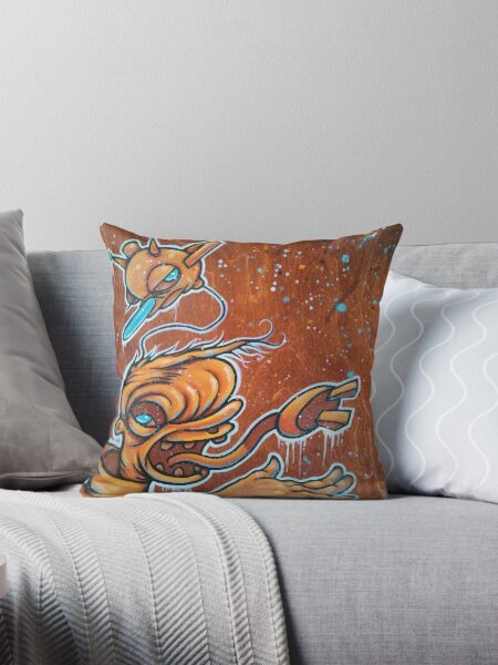 Static Age Throw Pillow