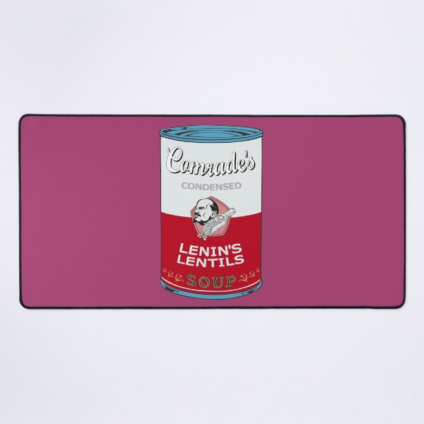 Item preview, Soviet Andy Warhol soups - Comrade Pop Art - Lenins Lentils (with background) designed and sold by Groenendijk.