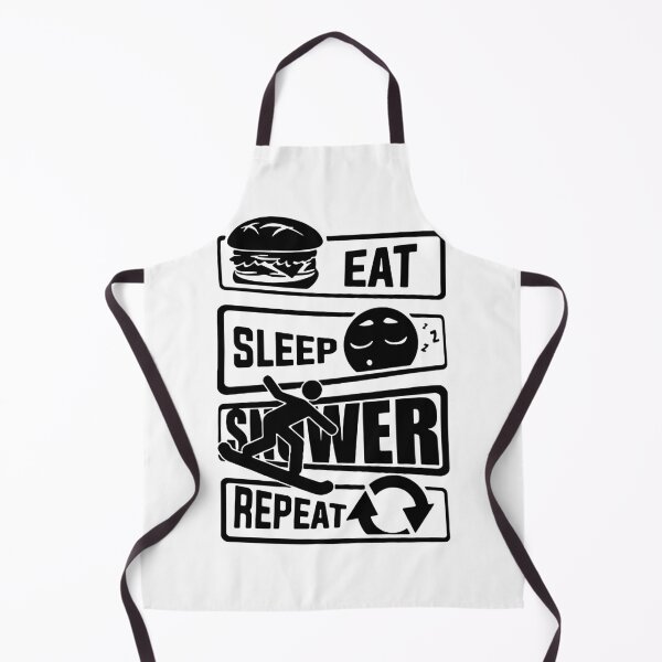 Item preview, Eat Sleep Snower Repeat Evolution of Snowboard love snowboarding winter sports craze Inspiration Joy Mood Funny designed and sold by DesignByHeartUK.