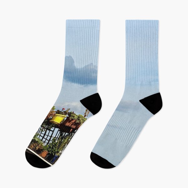Item preview, Balcony Garden Sky Clouds designed and sold by Anna Lemos.