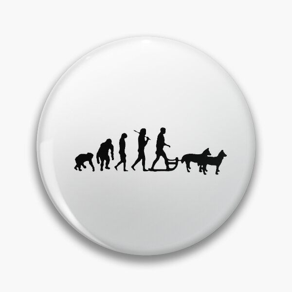 Item preview, Evolution of Snow Sled Dogs Alaska Winter Mushing Wolf Dog Snowboard love snowboarding winter sports craze Inspiration Joy Mood Funny designed and sold by DesignByHeartUK.